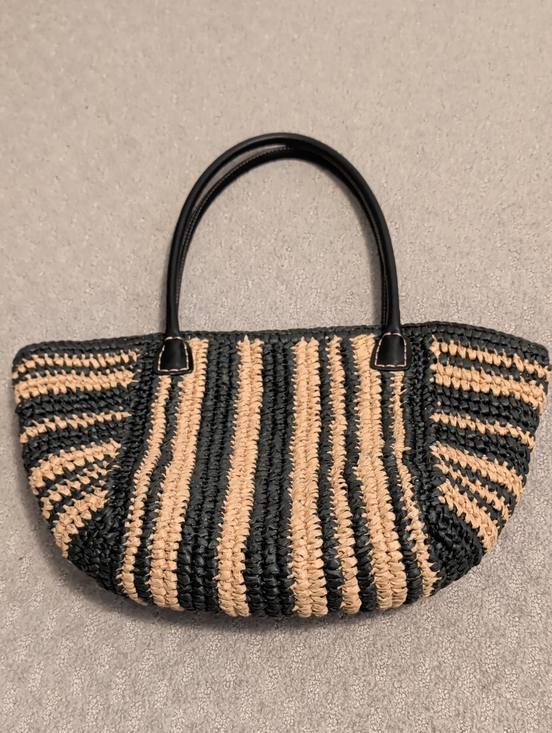 Madewell Handbags - Madewell Hande Woven Straw Tote Bag